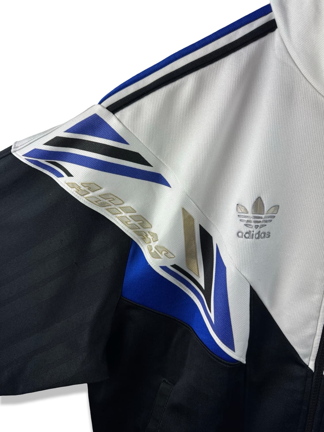 90S 아디다스 올드스쿨 가오리핏 흰파검 포카리 져지2447 상품이미지4