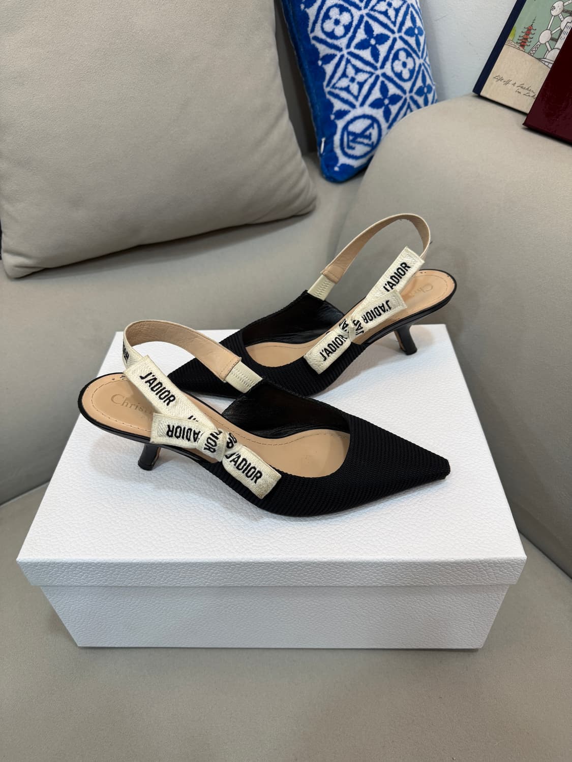 디올 자디올 펌프스 슬링백 구두 37사이즈  상품이미지1