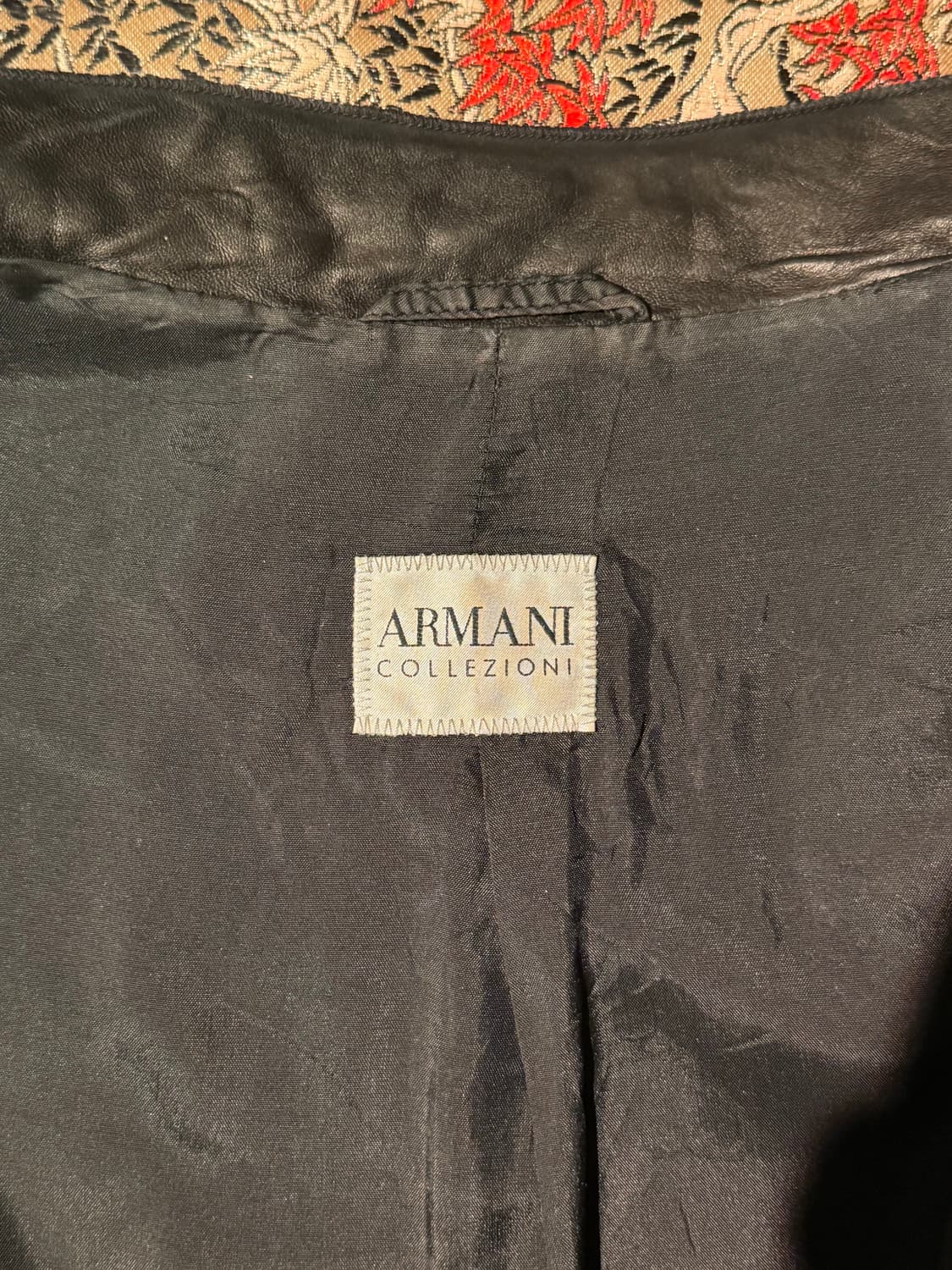 아르마니 꼴레지오니 램스킨 가죽 자켓 상품이미지1