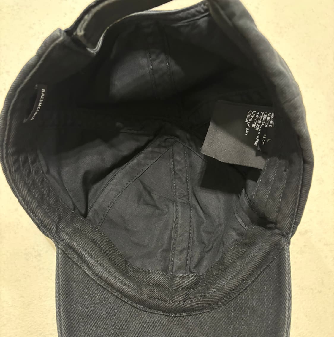 [L] 발렌시아가 디스트로이드 볼캡 상품이미지2