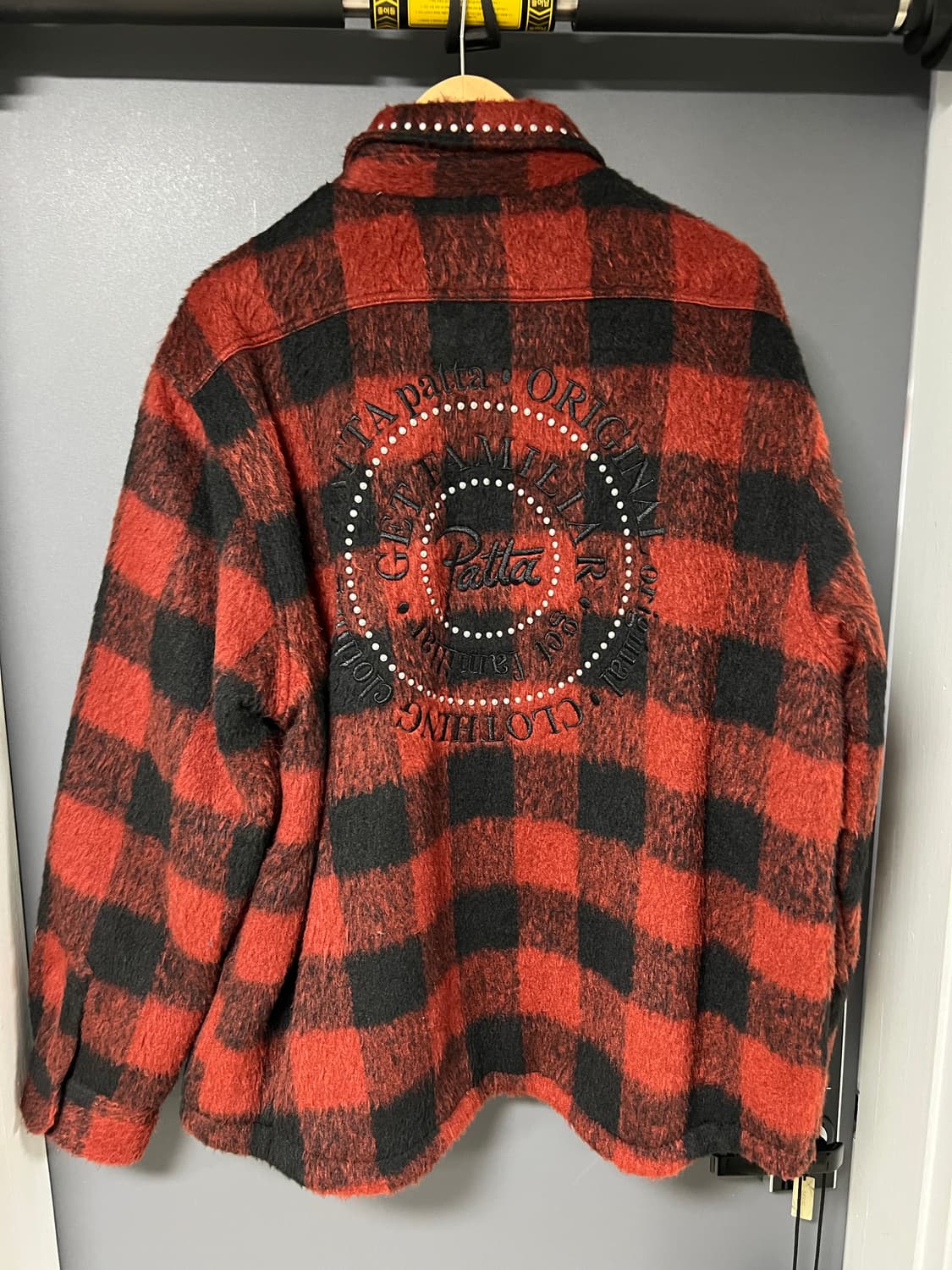 파타(Patta) 모헤어 체크 카 자켓/XL 상품이미지4