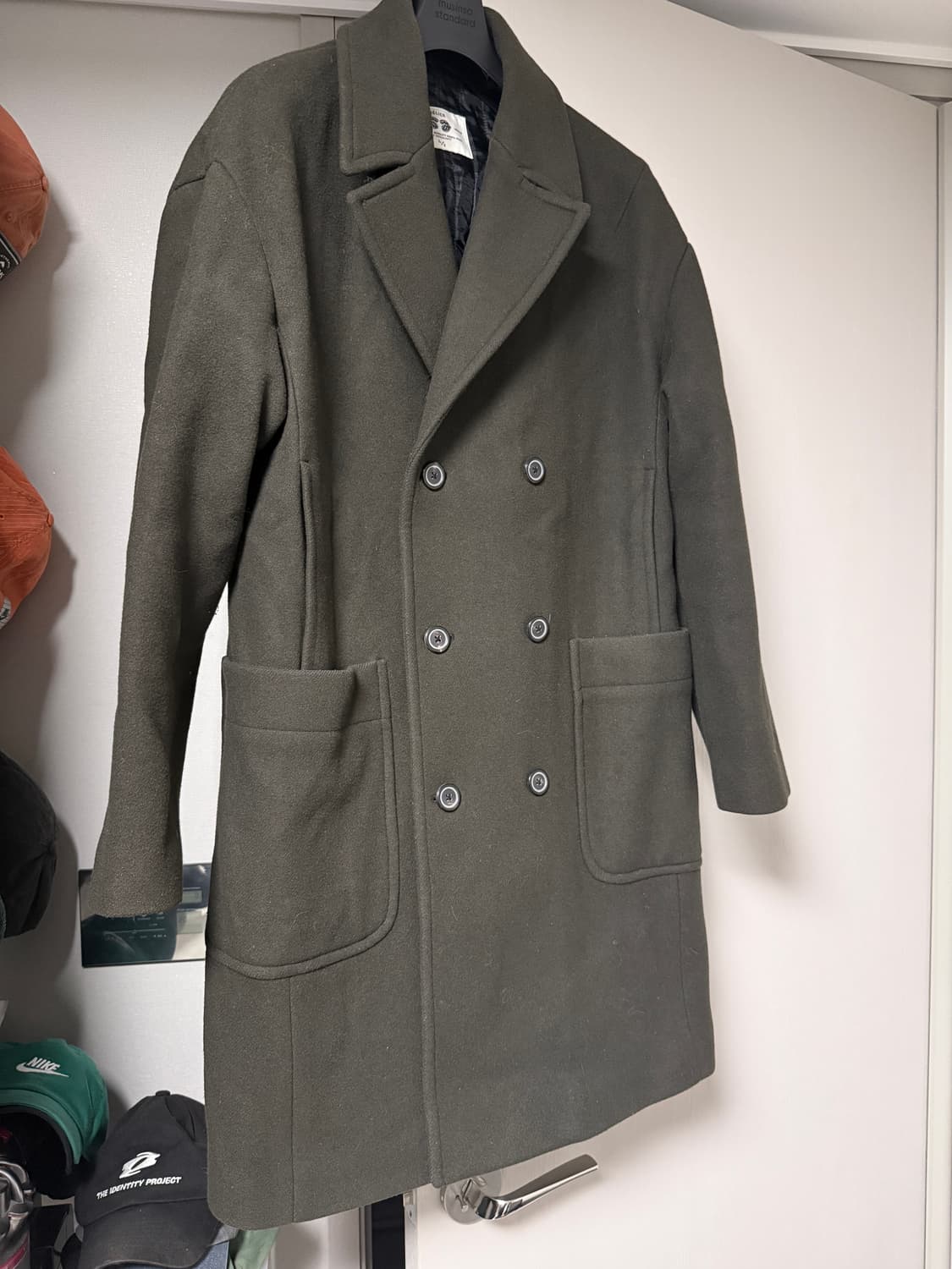 벨리에 울코트 카키 하프코트L 상품이미지2