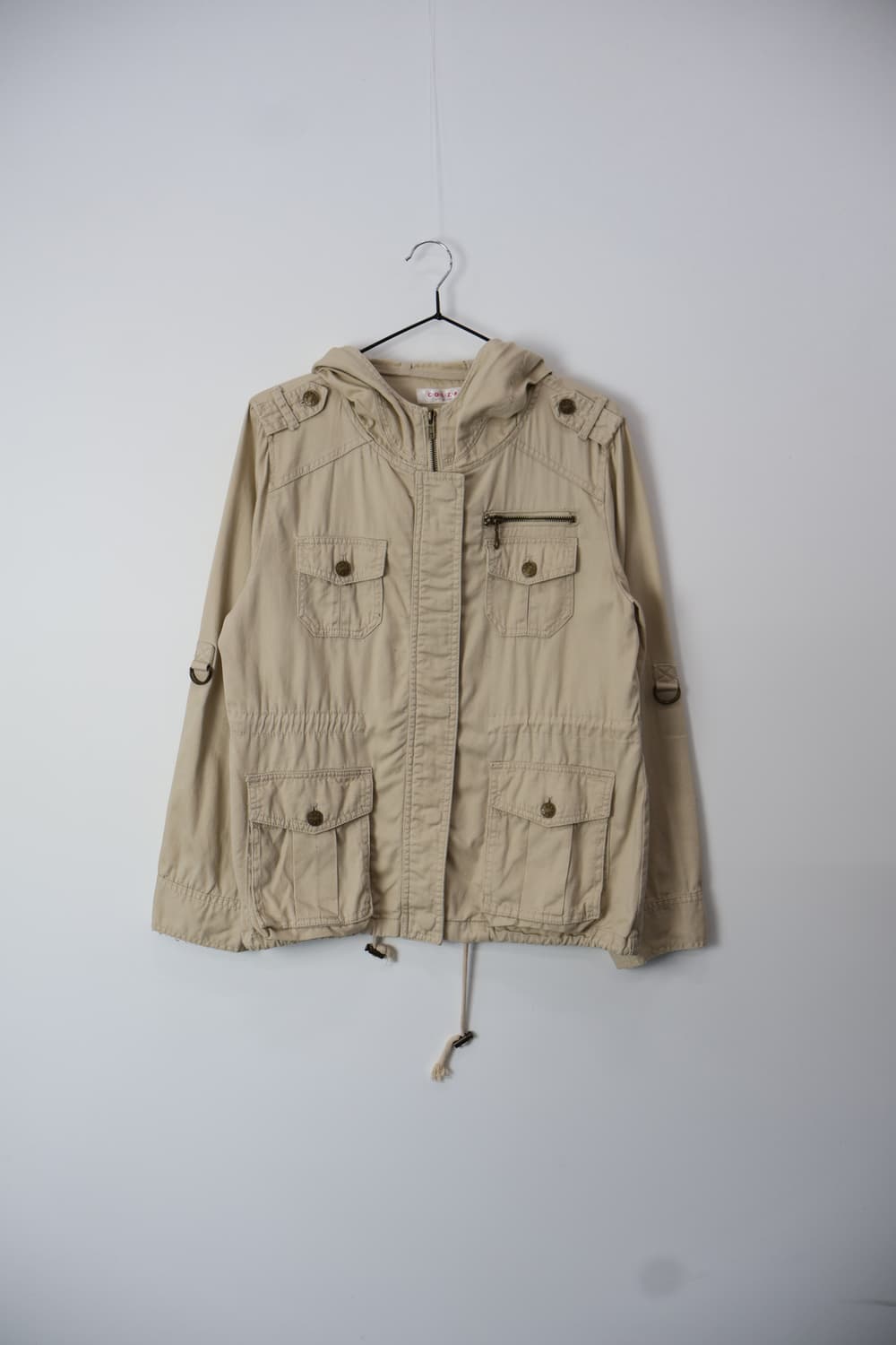 'C.O.L.Z.A' Beige Cotton Safari Jacket 상품이미지4