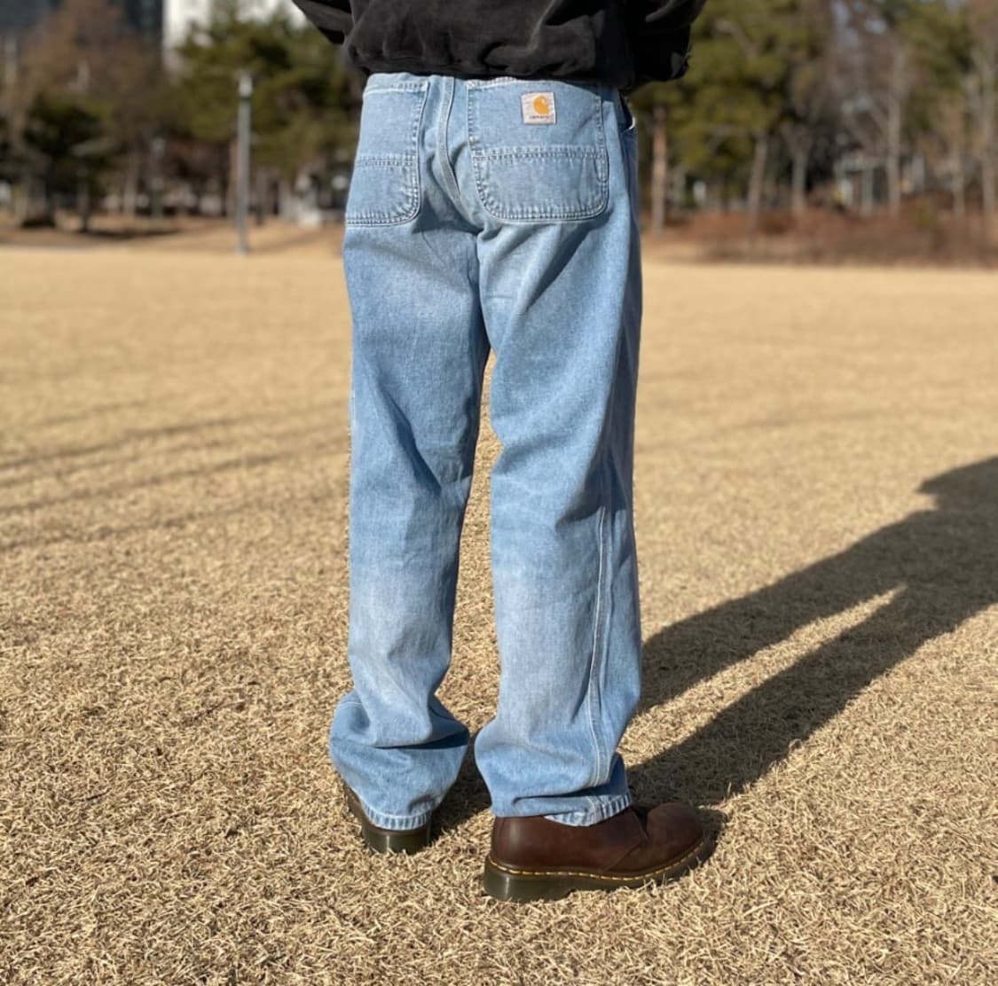 칼하트윕 노르코 블루 데님 심플 팬츠 32사이즈 상품이미지2