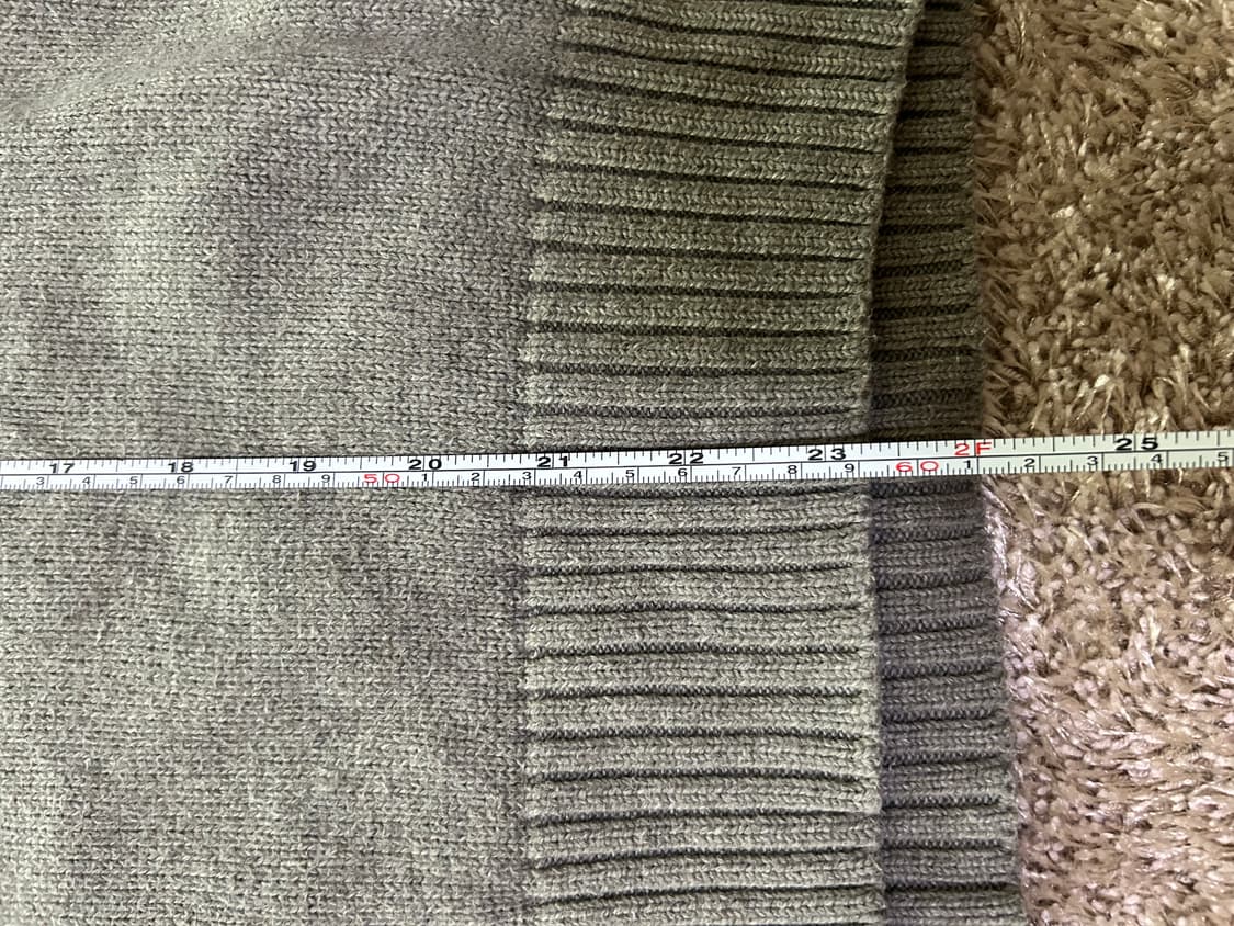 Polo knit jip-up - khaki (100) 상품이미지5