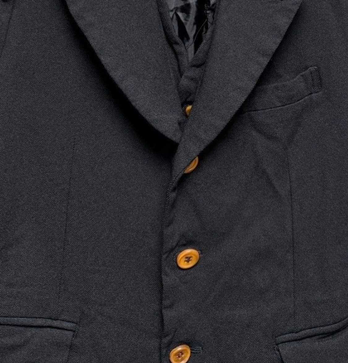 꼼데가르송 폴리 축융 7부 레이어드 자켓 상품이미지2