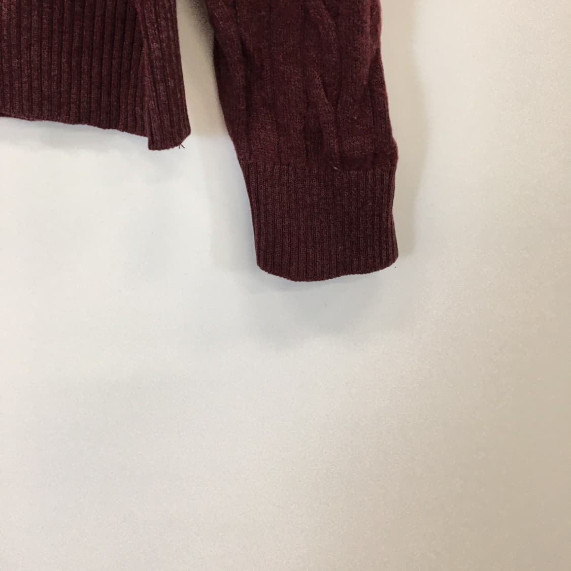 빈폴 자수로고 케이블 울 니트 100  상품이미지3