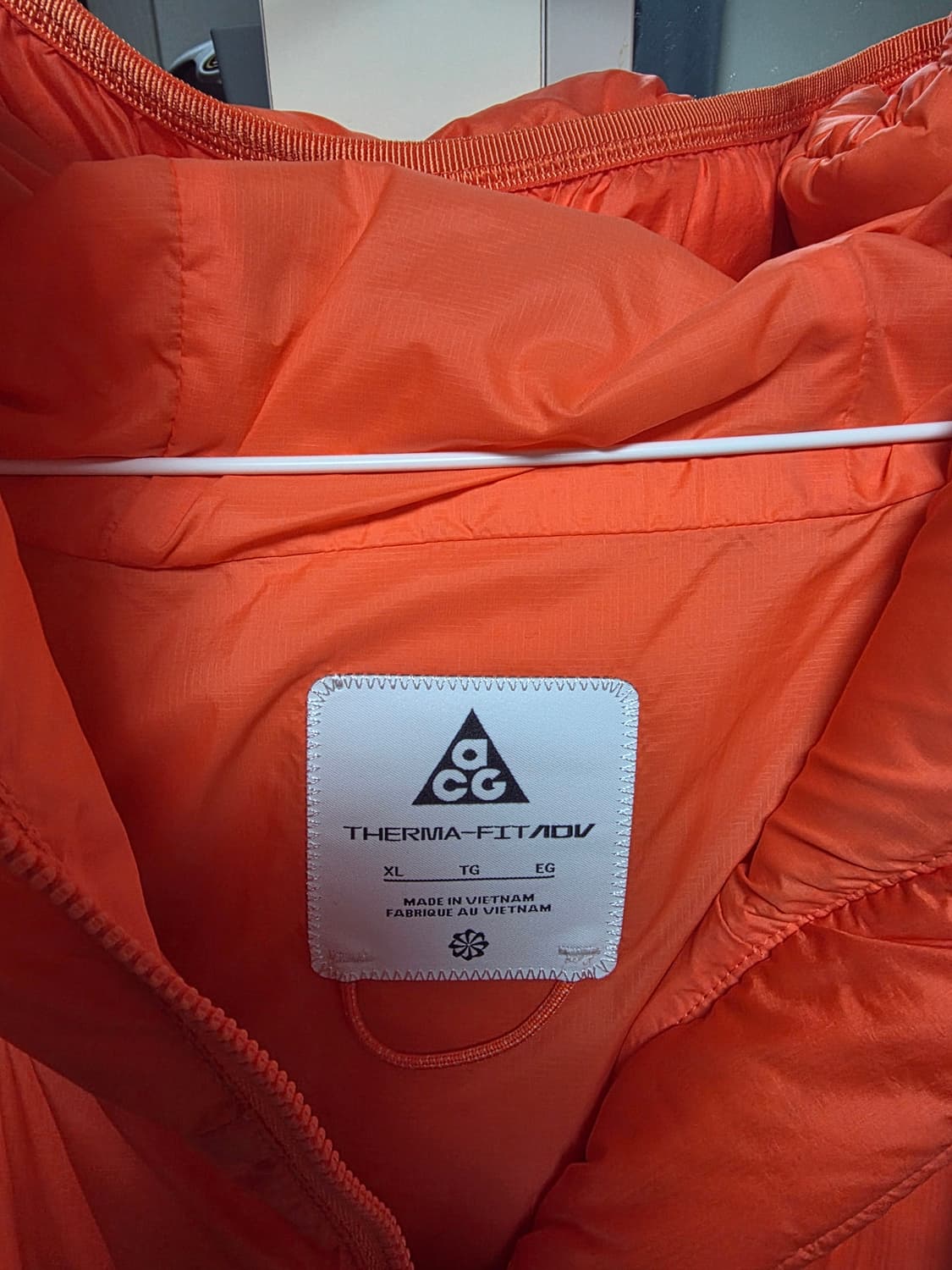 [xl] 나이키 acg 루나레이크 퍼퍼자켓 세이프티 오렌지 상품이미지3