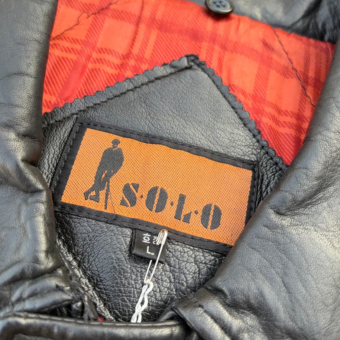 90s SOLO 유니웜 빈티지 양가죽 자켓 L 상품이미지4