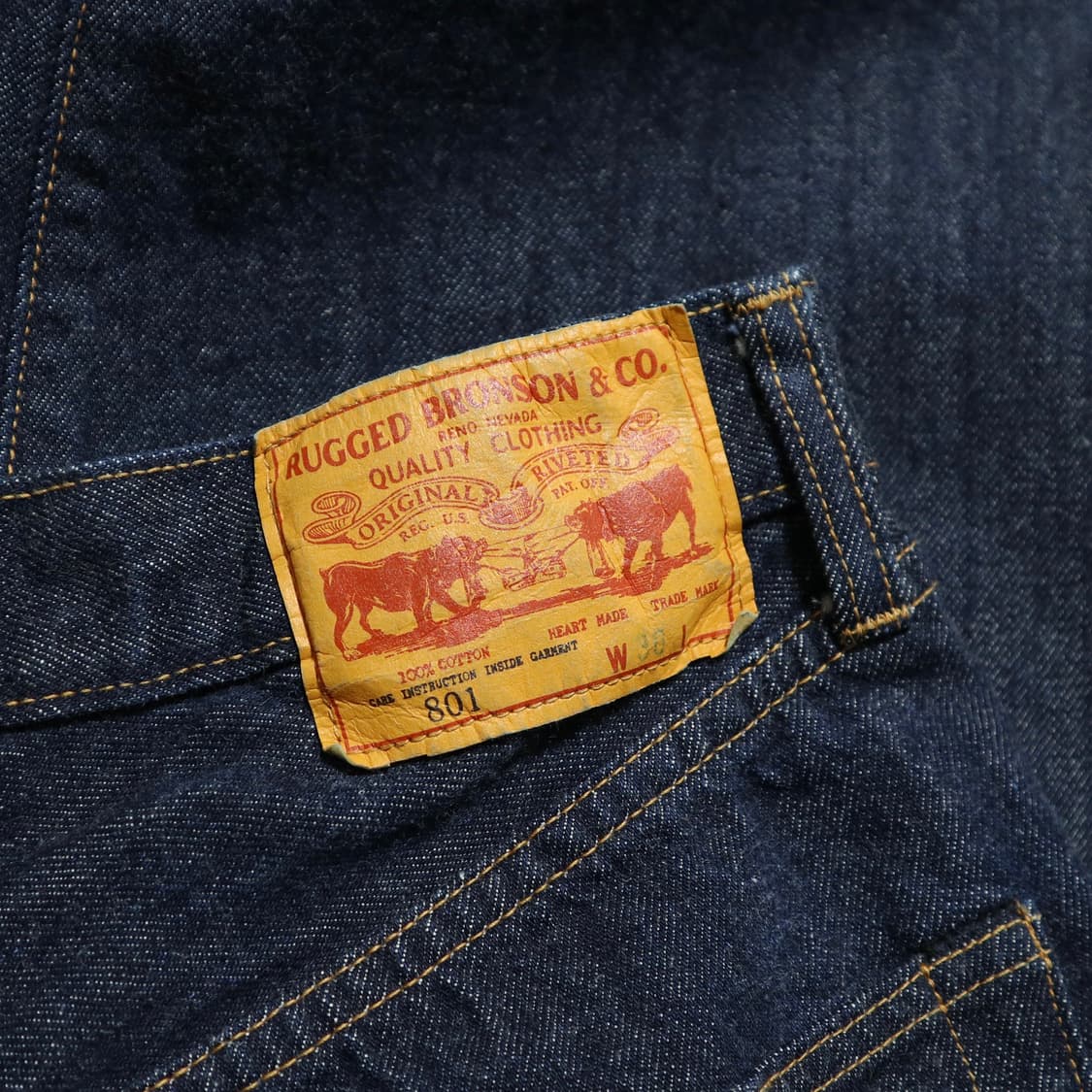 브론슨 70801 셀비지 데님 팝니다. 상품이미지3