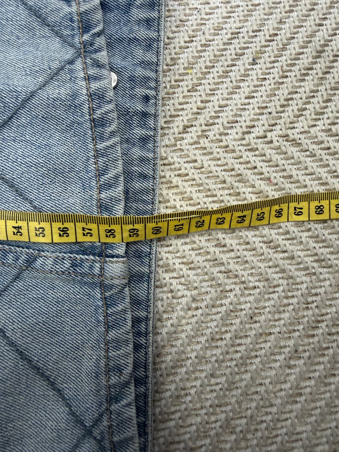 정품) SYSTEM 시스템 한섬 21ss 오버핏 데님 자켓 82 상품이미지10