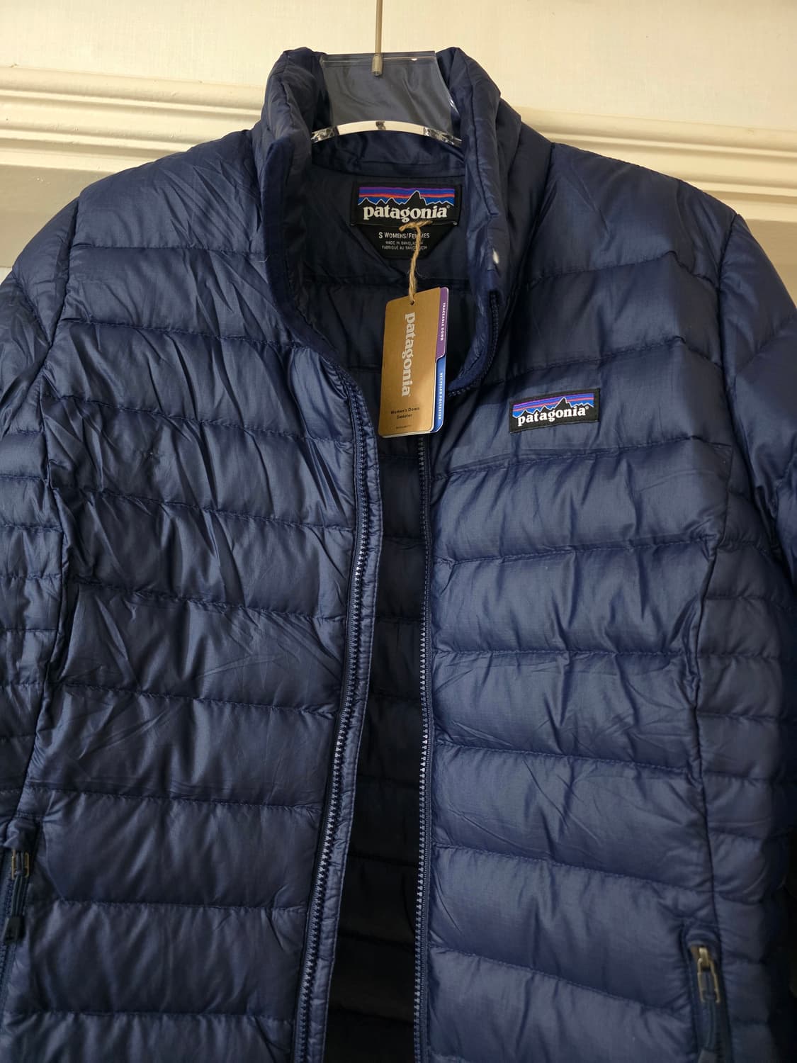 거의새거) 정품 파타고니아 여성 경량 패딩 네이비 S 상품이미지2