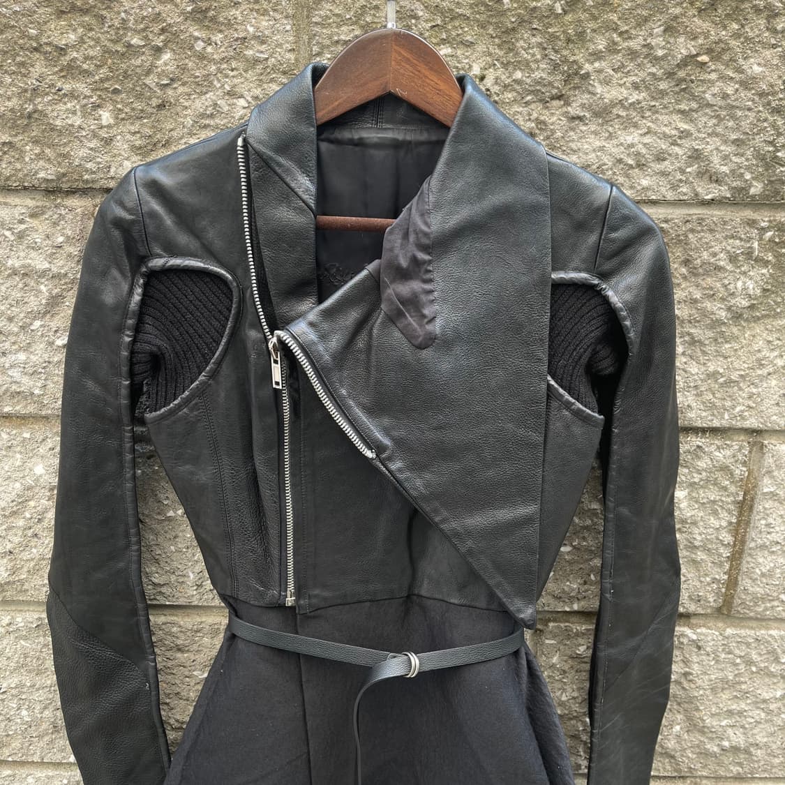 [38] 2010s 릭오웬스 레더 드레스 자켓 상품이미지5