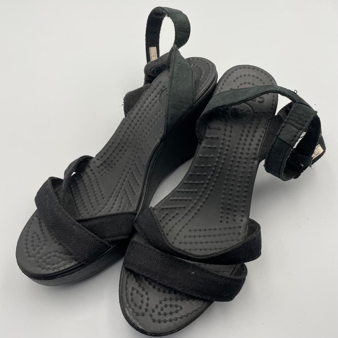 크록스 블랙 여성 샌들 W6 / 230 상품이미지1
