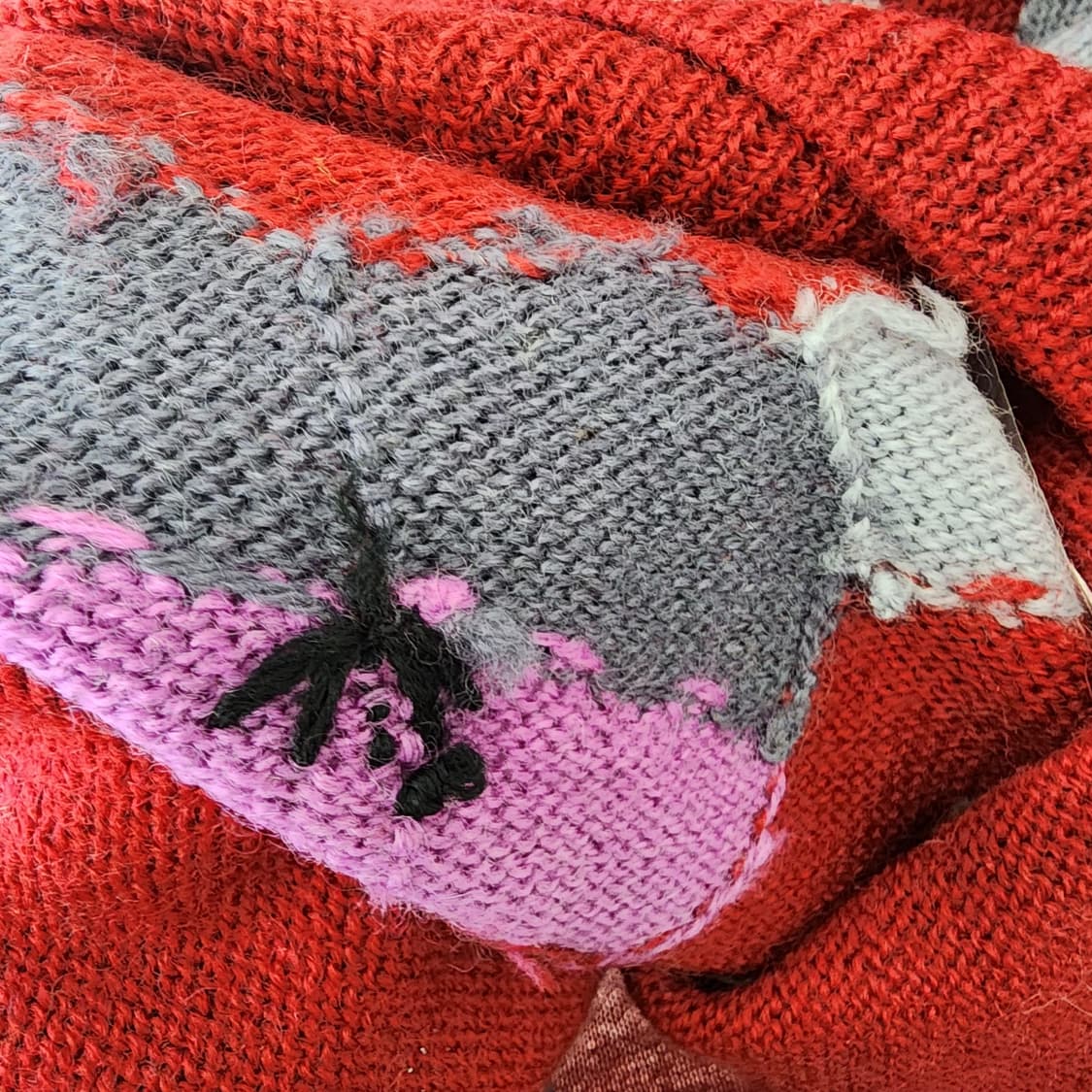 핸드메이드 플라워 니트 상품이미지5