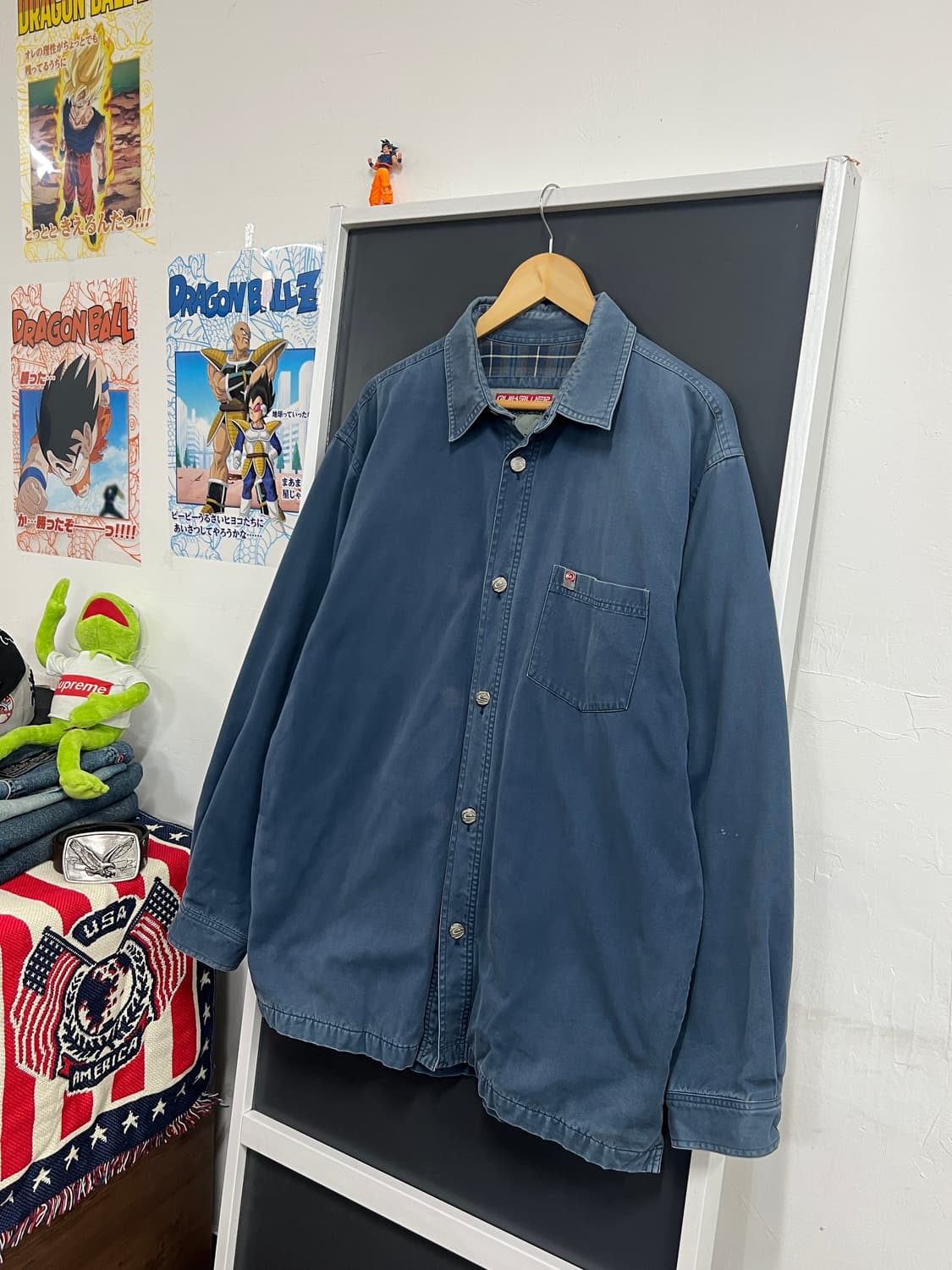 Quiksilver 퀵실버 빈티지 워크웨어 셔츠 자켓 상품이미지1