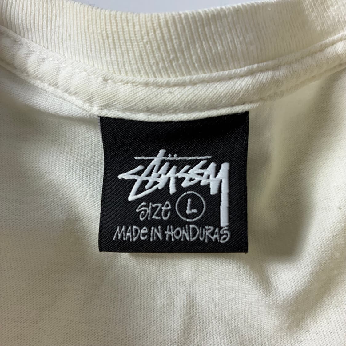 Stussy  스투시 트라이브 스택 화이트 반팔 티셔츠  상품이미지6