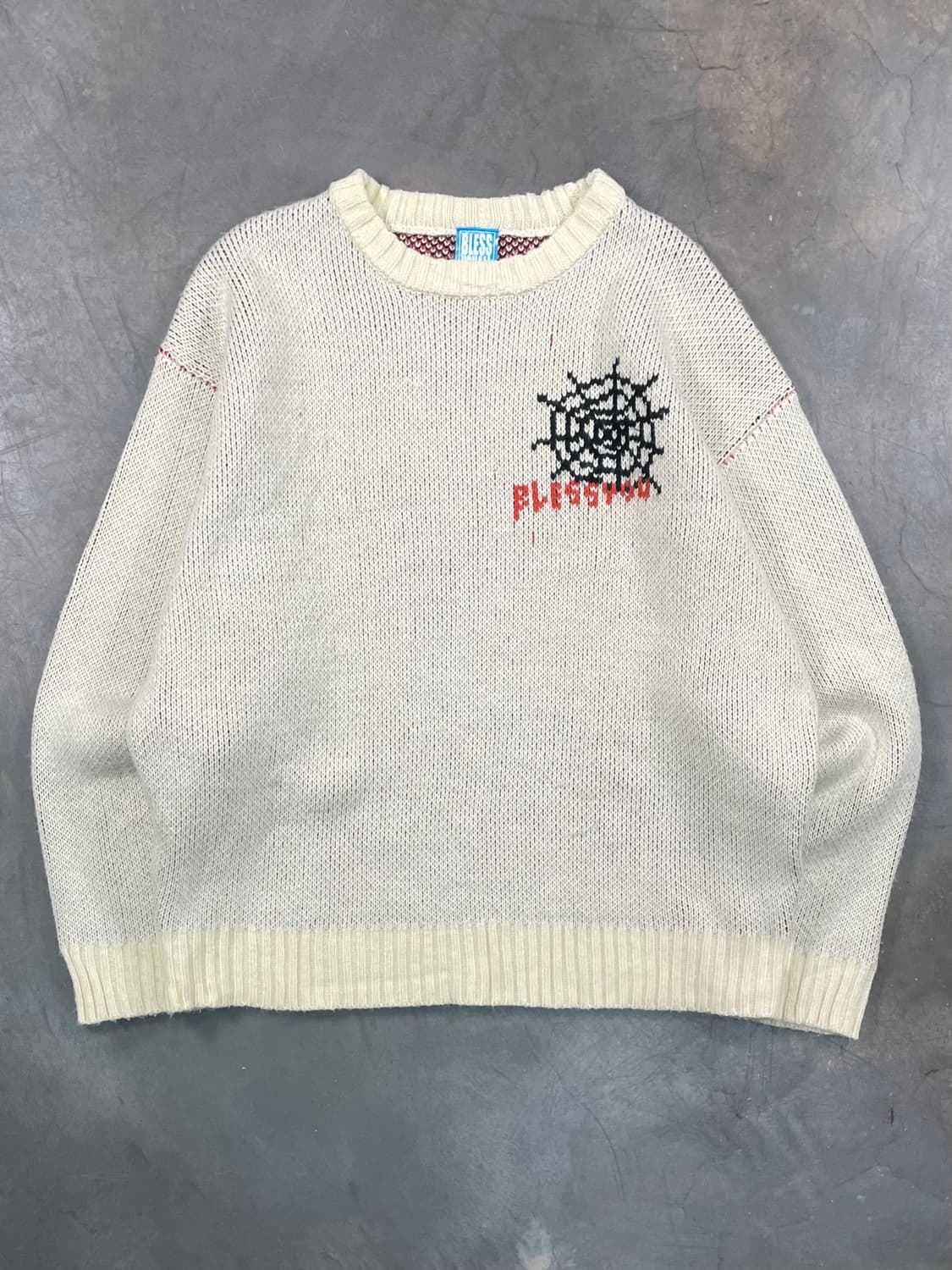 재팬 빈티지 스파이더 웹 헤비 니트 상품이미지3