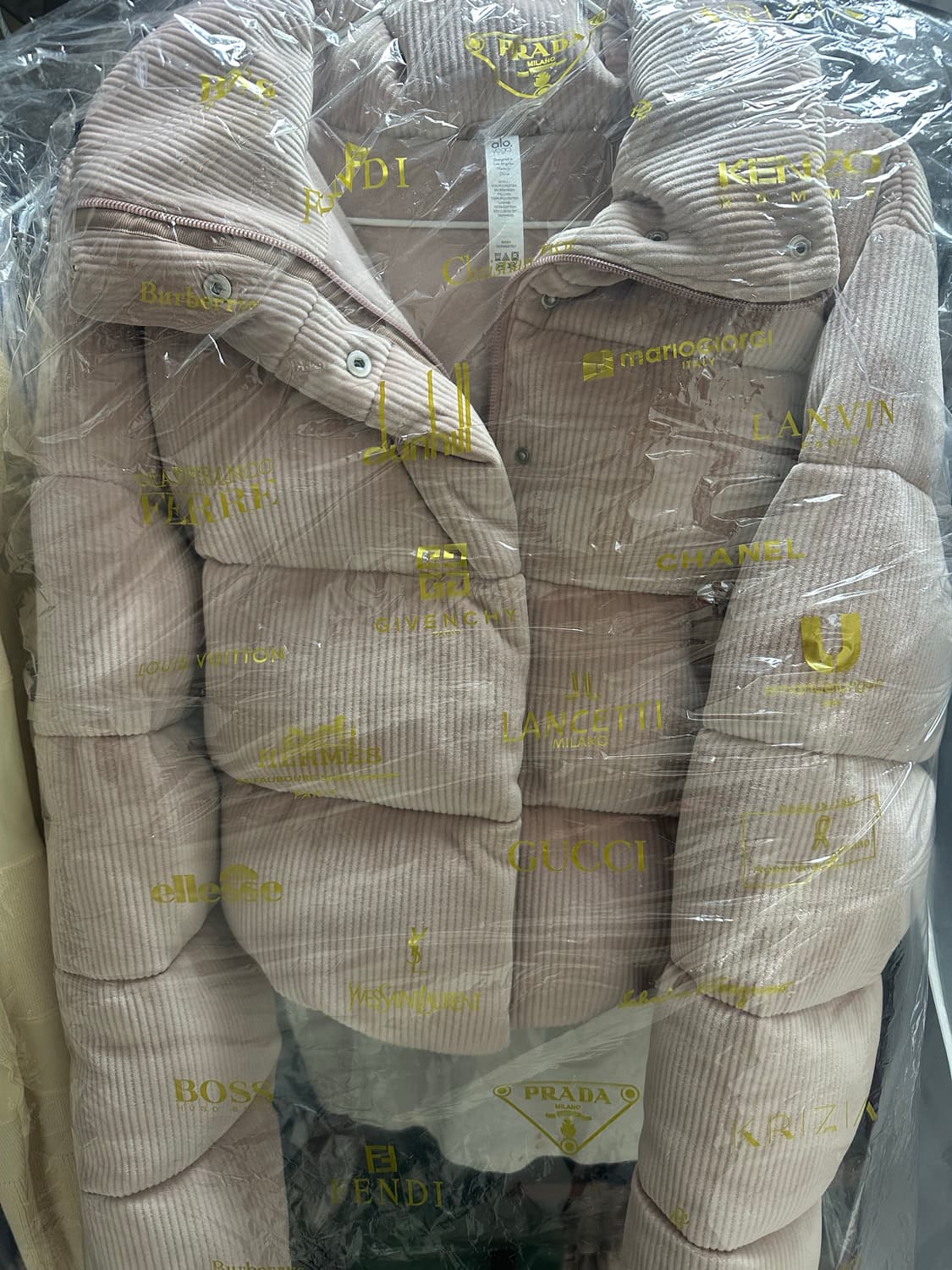 알로요가 벨루어 코듀로이 패딩 상품이미지1