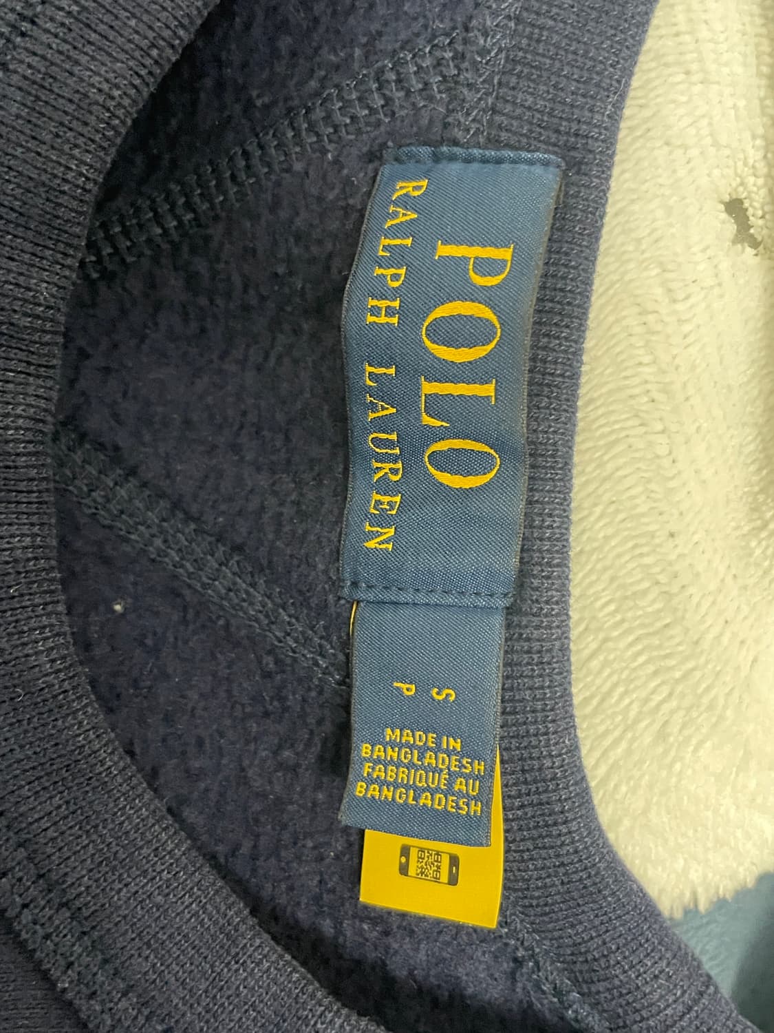 폴로 맨투맨 네이비 s 상품이미지3