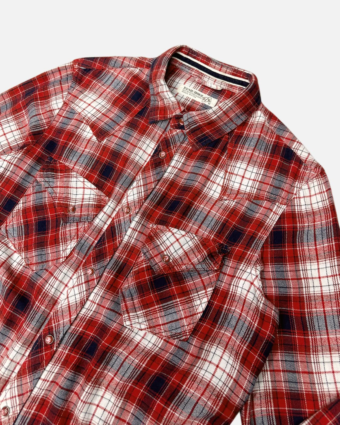 RUSH HOUR western red chec shirt 상품이미지2