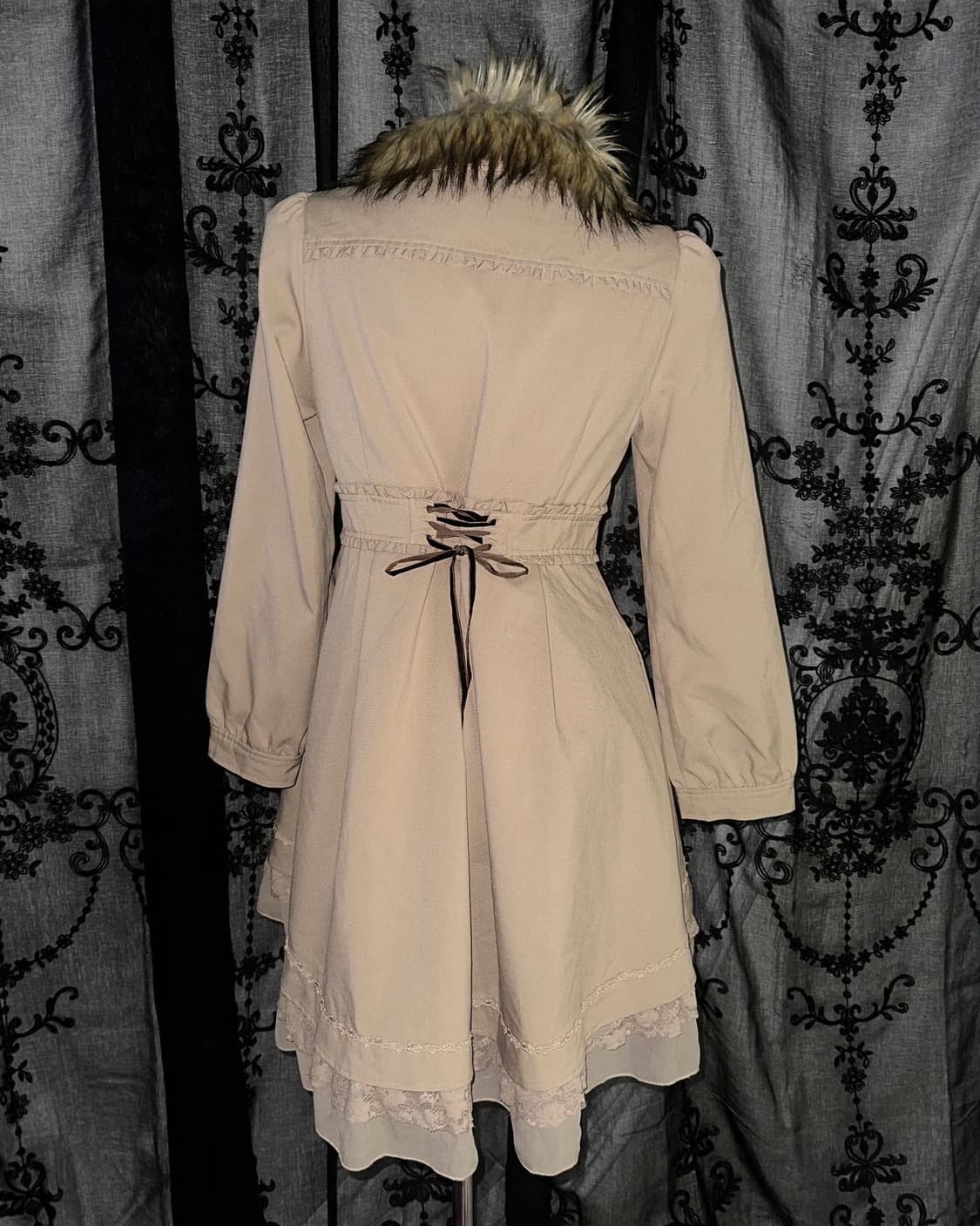 brown lovely trench coat 상품이미지3