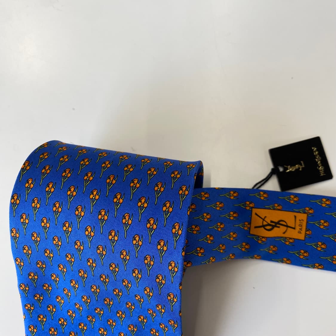 택달린 미사용품 입생로랑(YSL) 명품 정품 넥타이 상품이미지6