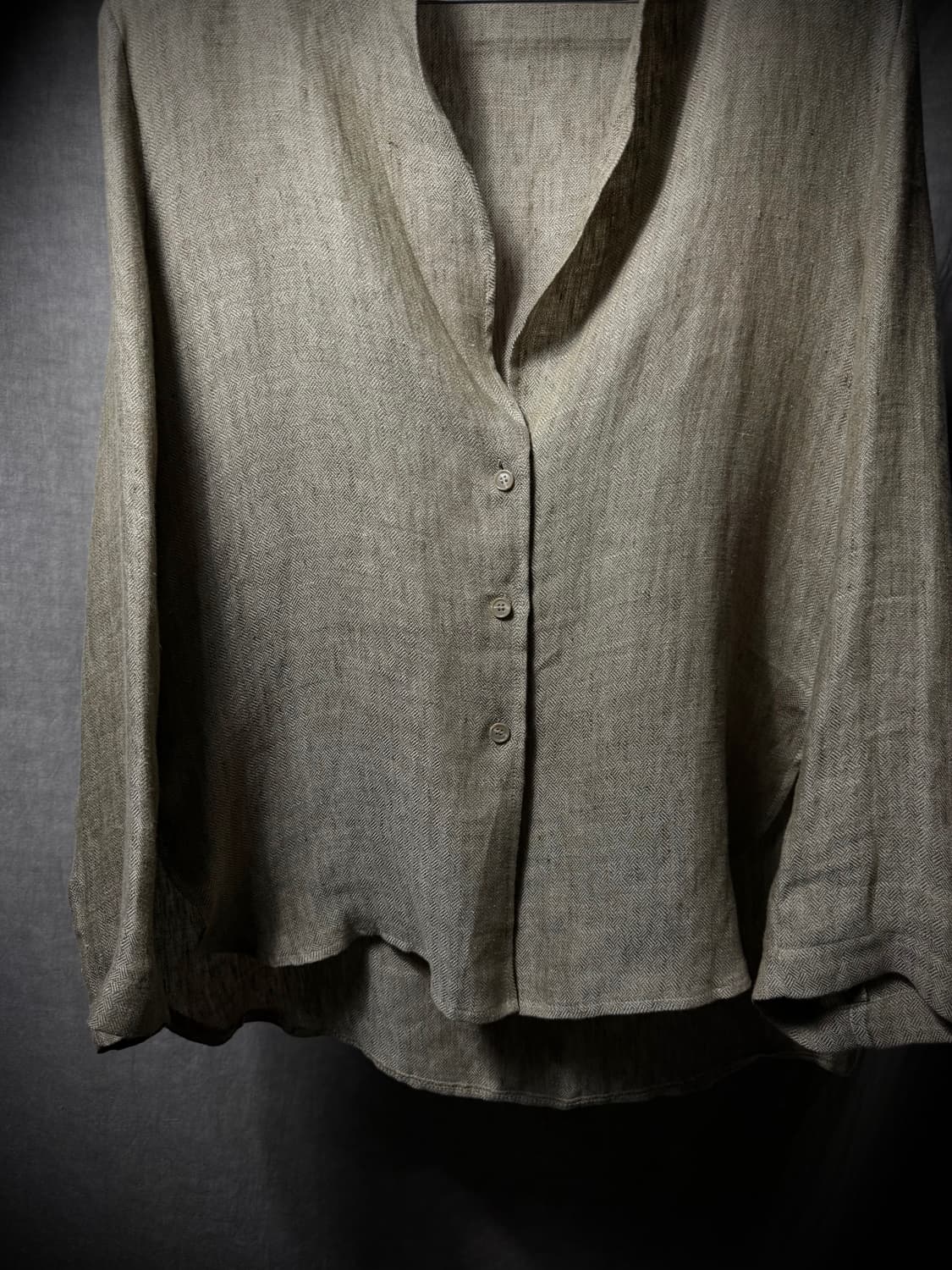 Leh Herringbone Woven Shirts 상품이미지3