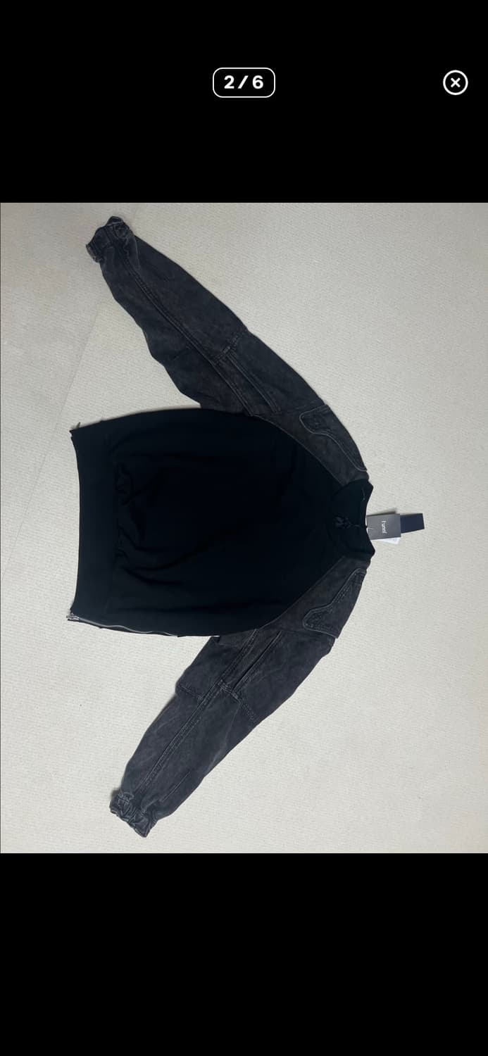 준지 데님 코튼 맨투맨 상품이미지3