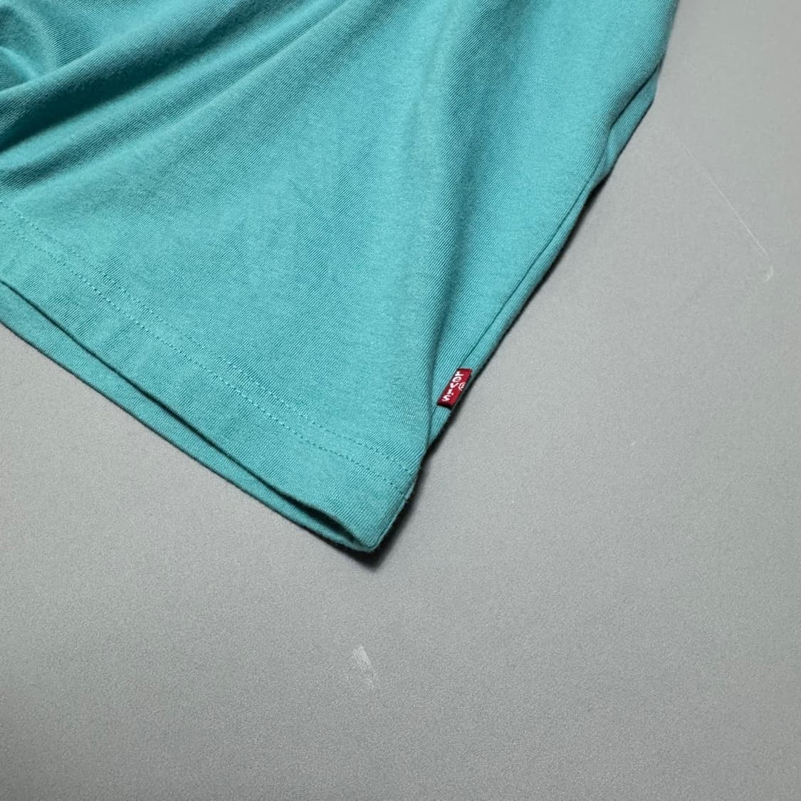 리바이스(Levi's) 민트컬러 501 심볼로고 프린트 코튼 반팔 상품이미지5