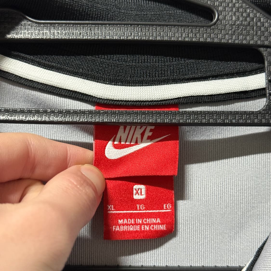 나이키 빅사이즈 스우시 올드스쿨 범고래 배색 트랙 져지 자켓 상품이미지5