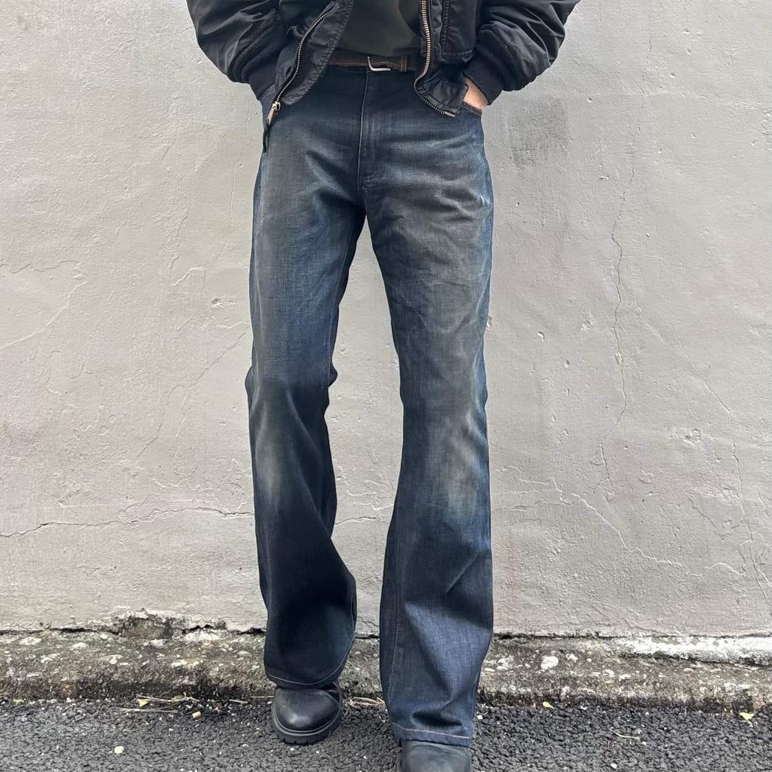 일본 랭글러 벨바텀 데님 팬츠 상품이미지4