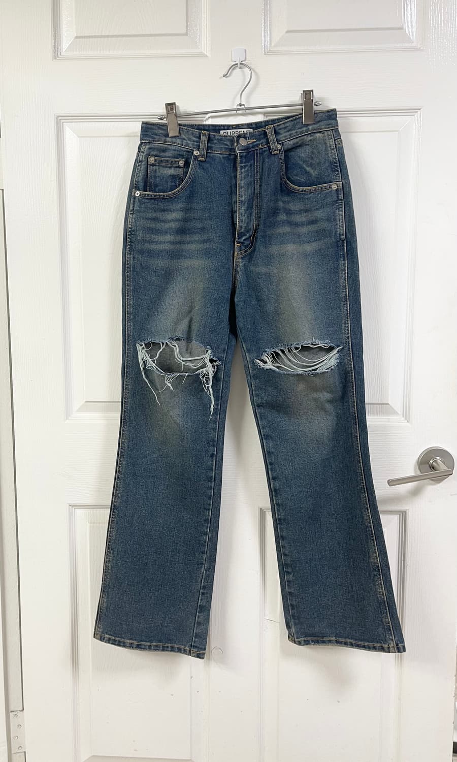 current damage dyed pants (woman 27) 상품이미지1