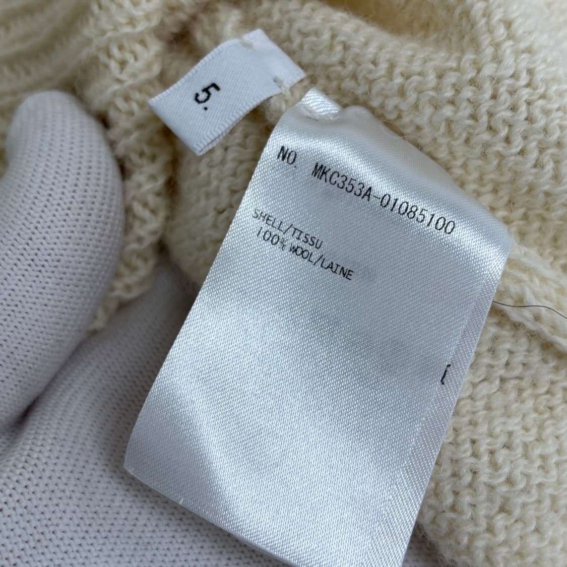 [5]톰브라운 사선완장 셰틀랜드 가디건 상품이미지4