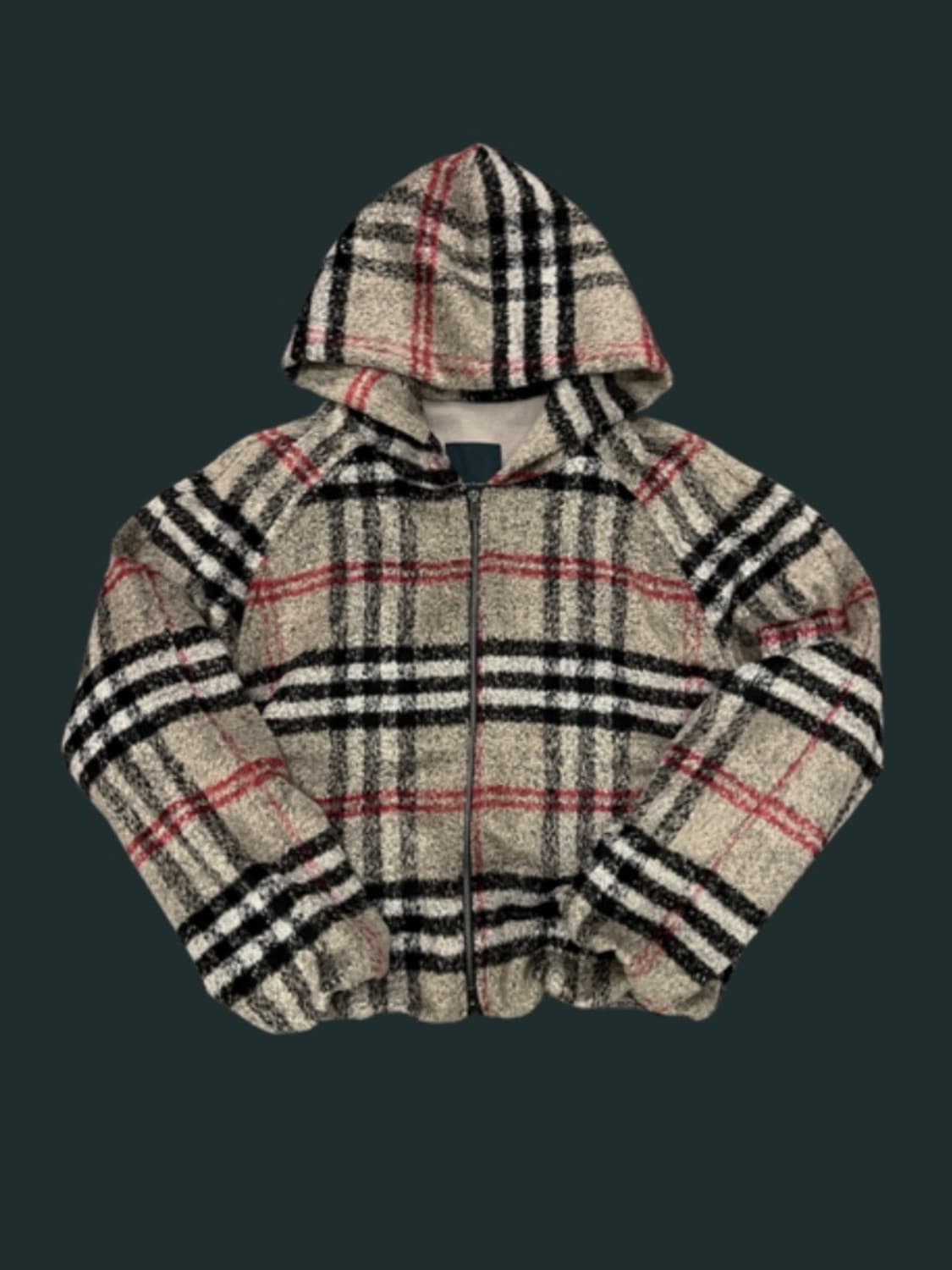 언더마이카 런던 헤리티지 체크 플리스 후드집업 1 사이즈 상품이미지1
