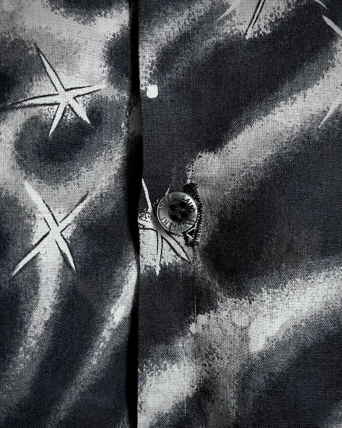 1990s YSL pour homme Lightning 1/2 Shirt 상품이미지6