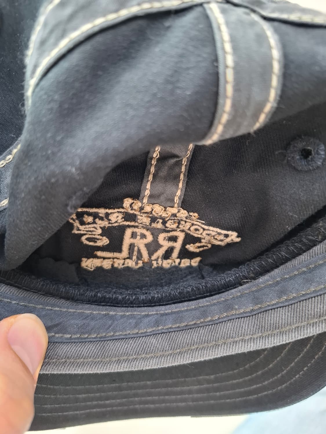 랄프로렌 더블알엘 랜치 로고 블랙 볼캡 상품이미지6