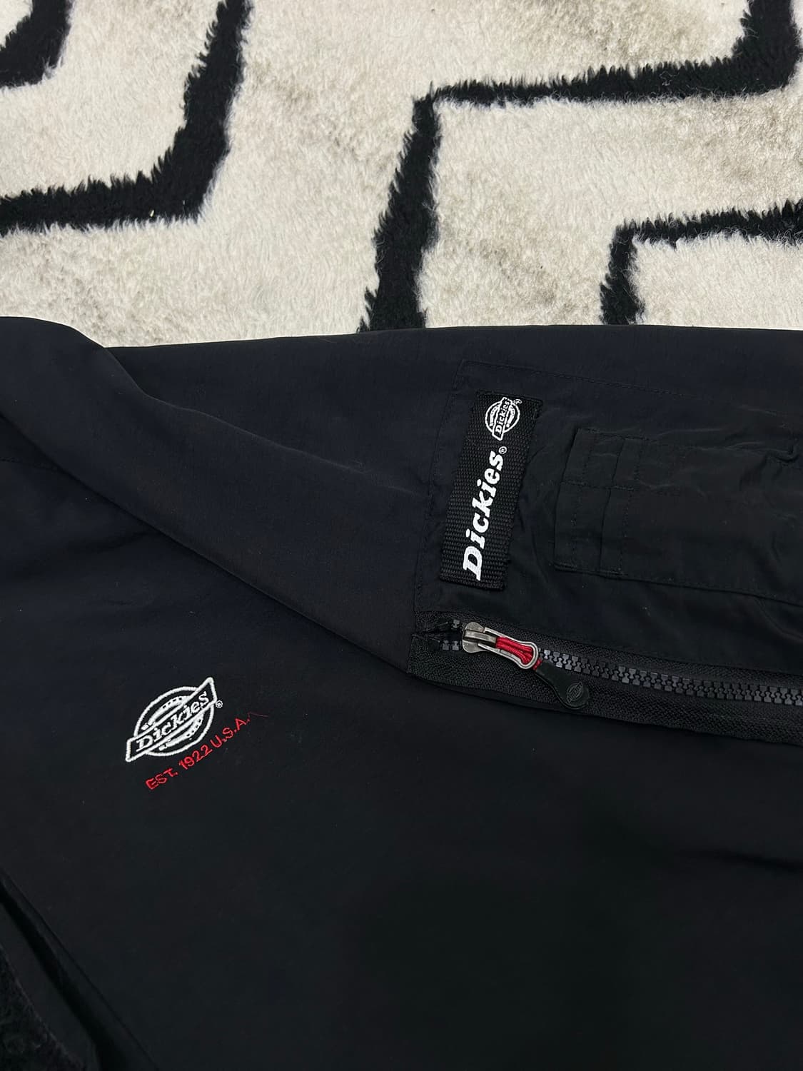 [L]디키즈 후드 바람막이/블랙 상품이미지1