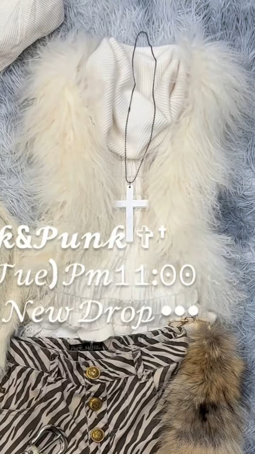 합정빈티지 퍼조끼 상품이미지1