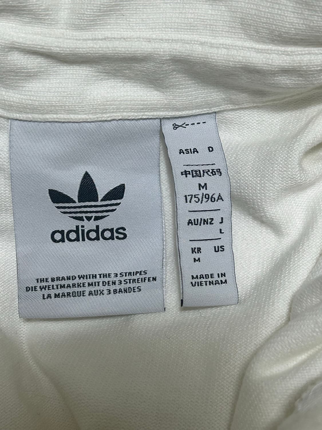 아디다스 아디컬러 럭비 폴로 셔츠 화이트 M 상품이미지2