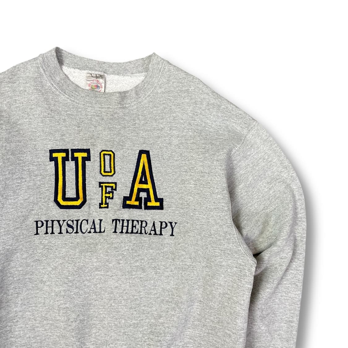 프룻오브더룸 그레이 자수 기모 맨투맨 스웻셔츠 M 상품이미지3