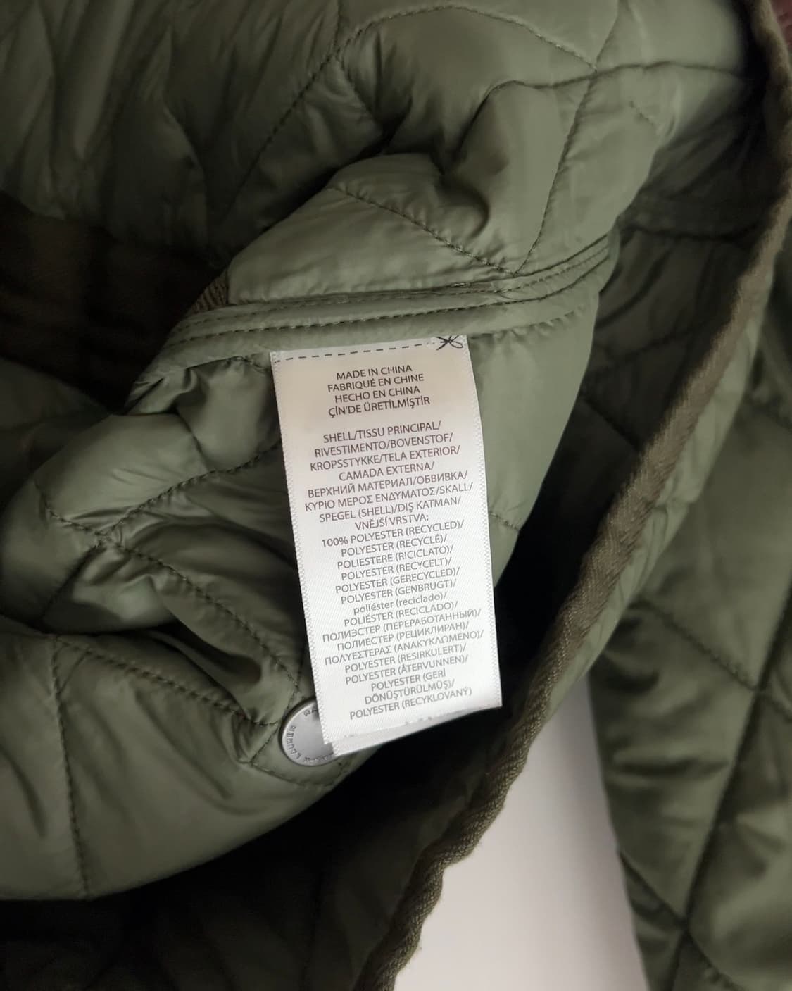 폴로 랄프로렌 다트머스 퀼팅 자켓 M 상품이미지5