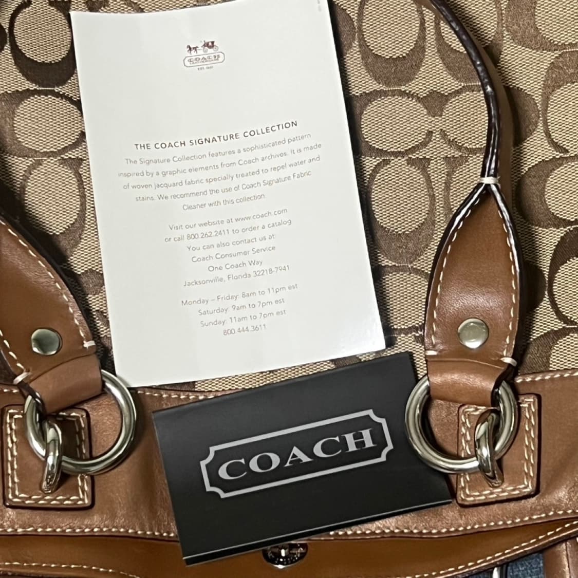 (정품) 코치 F15533 시그니처 토트백 상품이미지9
