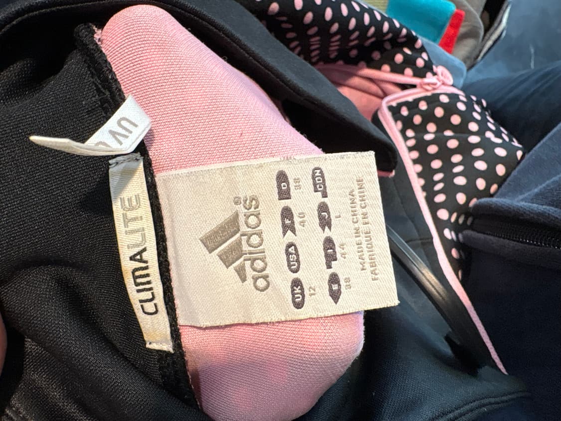 아디다스 블랙핑크 도트 집업 져지 상품이미지7