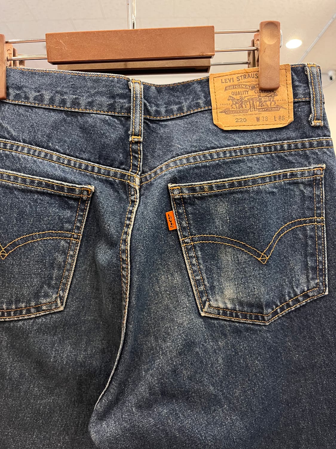 00s Levis 리바이스 220 오렌지탭 데님 팬츠 (30inch) 상품이미지6