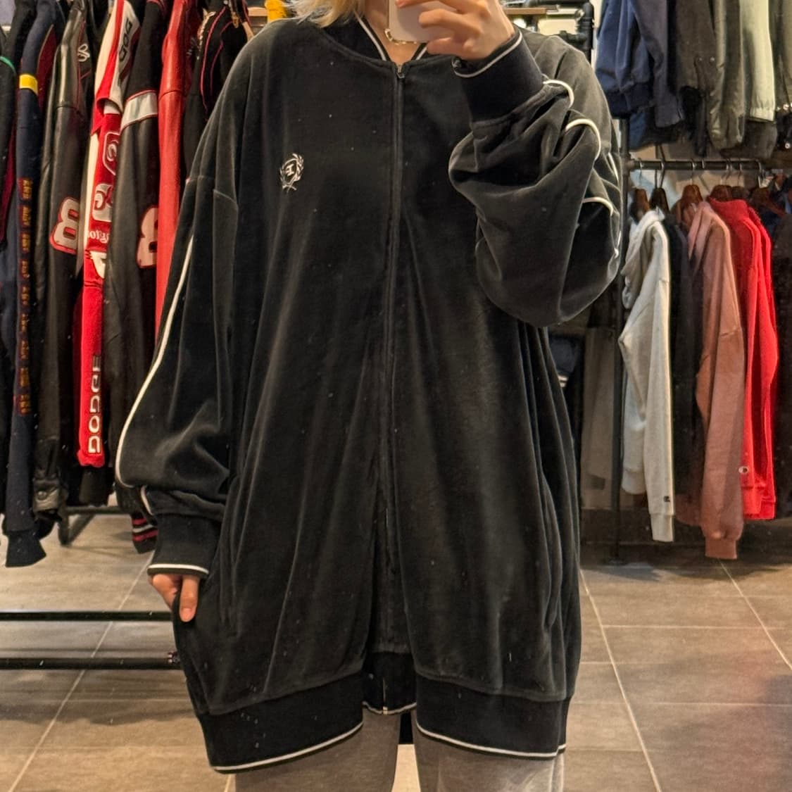 [NO.9]Phatfarm 벨벳 져지 상품이미지1