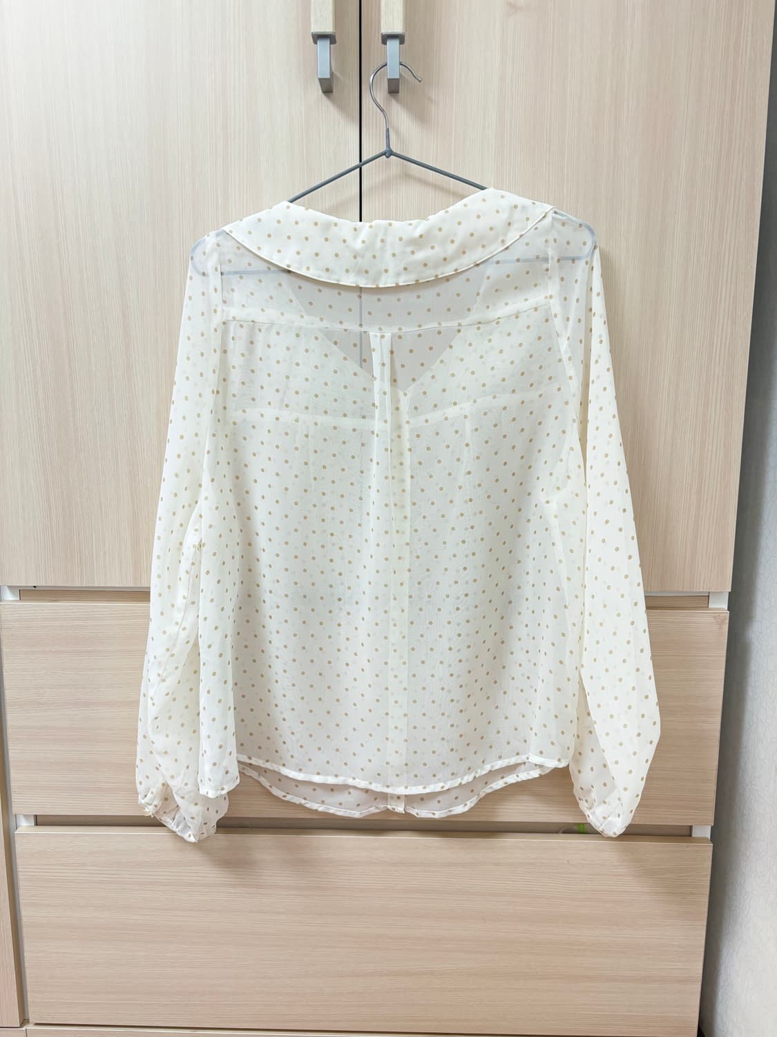 쉬폰 도트 블라우스 상품이미지2