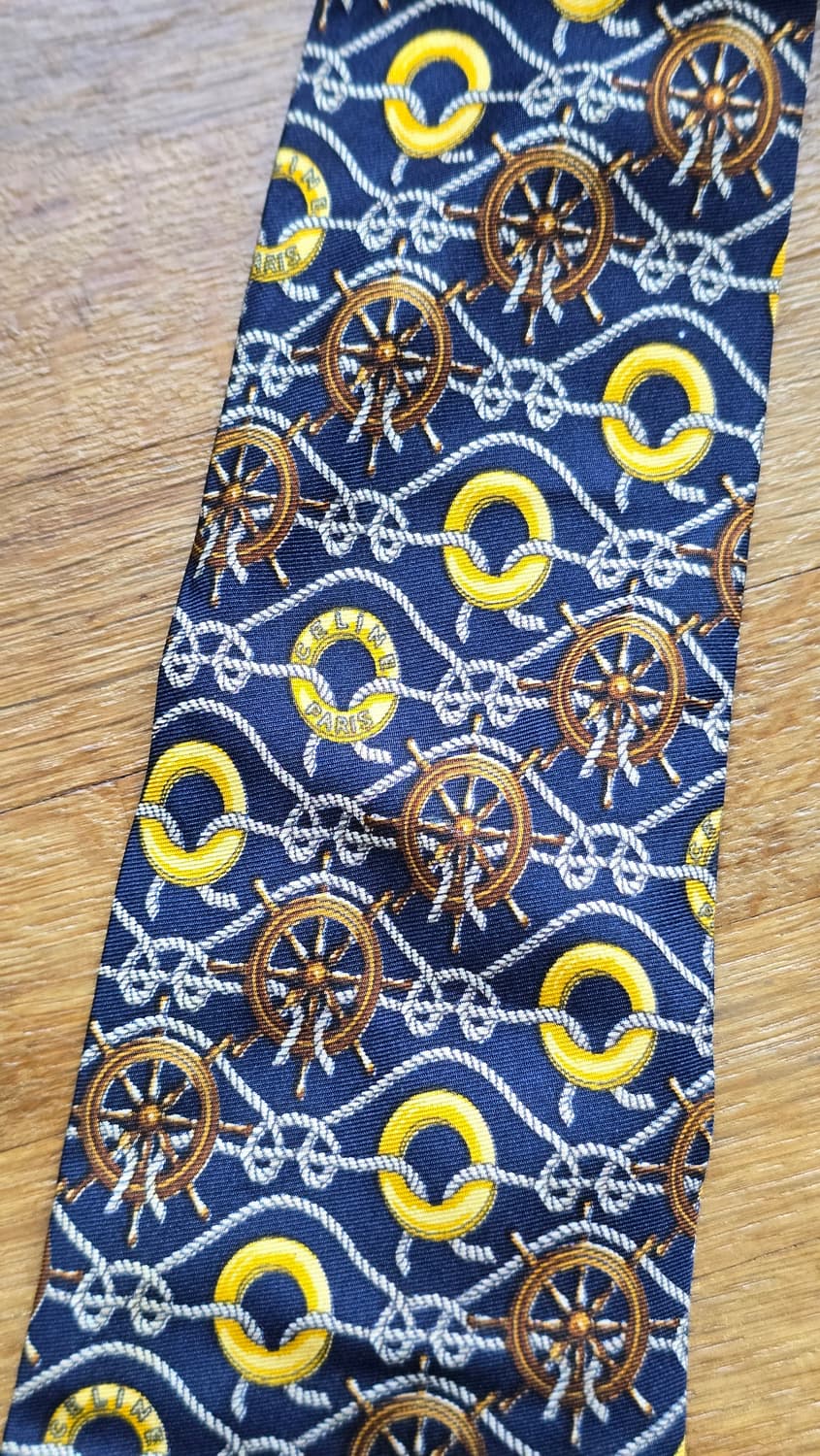 셀린느 빈티지 넥타이 상품이미지2