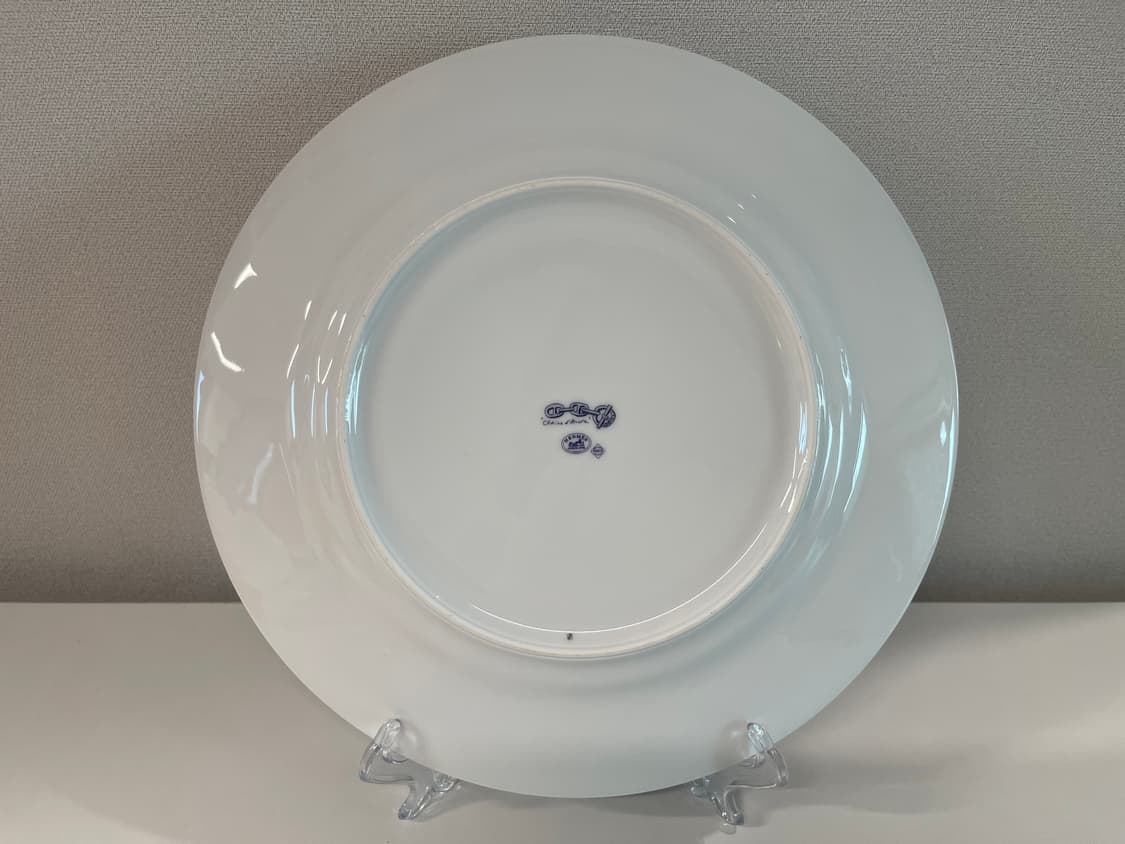 에르메스 샹달 블루 플래터 플레이트 1P HERMES 상품이미지4