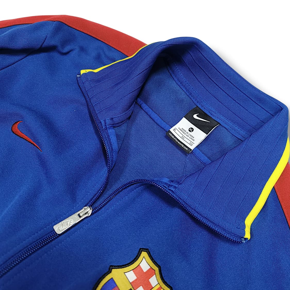 [XL] 나이키 블루&레드라인 11~12 FC바르셀로나 N98 트랙 자켓 상품이미지8